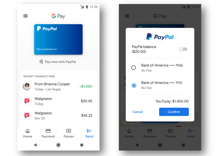 paypal lets you spend money in gmail, youtube and